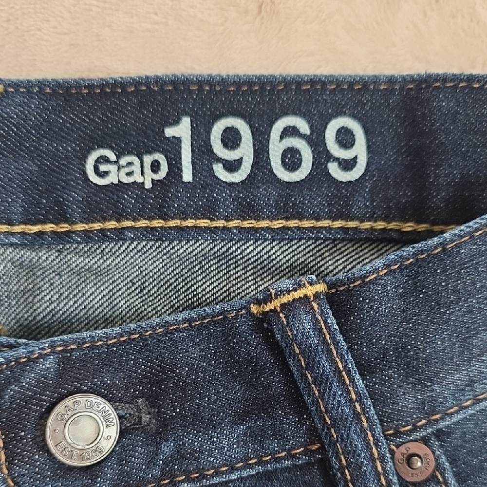 GAP‎ Men's Deep Indigo Straight Jeans - Picture 2 of 10